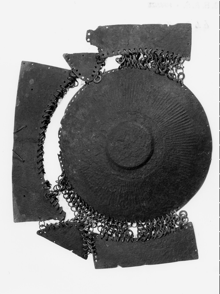 corazza a maglia e piastre - korazin, frammento - manifattura ottomana (sec. XVI)
