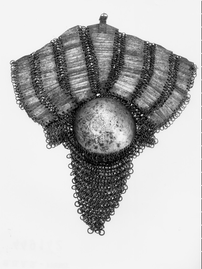 motivi decorativi vegetali stilizzati (arnese a maglia e lamelle - budluk, elemento d'insieme) - manifattura ottomana (sec. XVI)