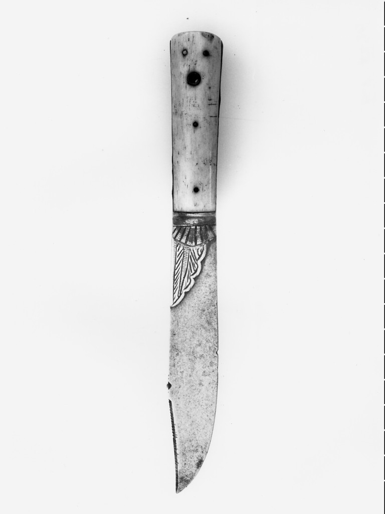 motivi decorativi vegetali (coltello - kard) - manifattura persiana (sec. XVIII)