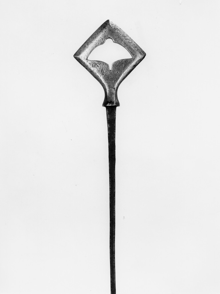 cuspide di freccia - ya no ne, elemento d'insieme - manifattura giapponese (secondo quarto sec. XVIII)