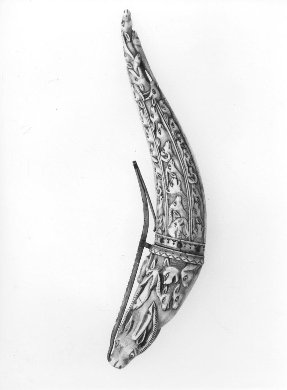 motivi decorativi zoomorfi (polverino) - manifattura moghul (fine/inizio secc. XVII/ XVIII)