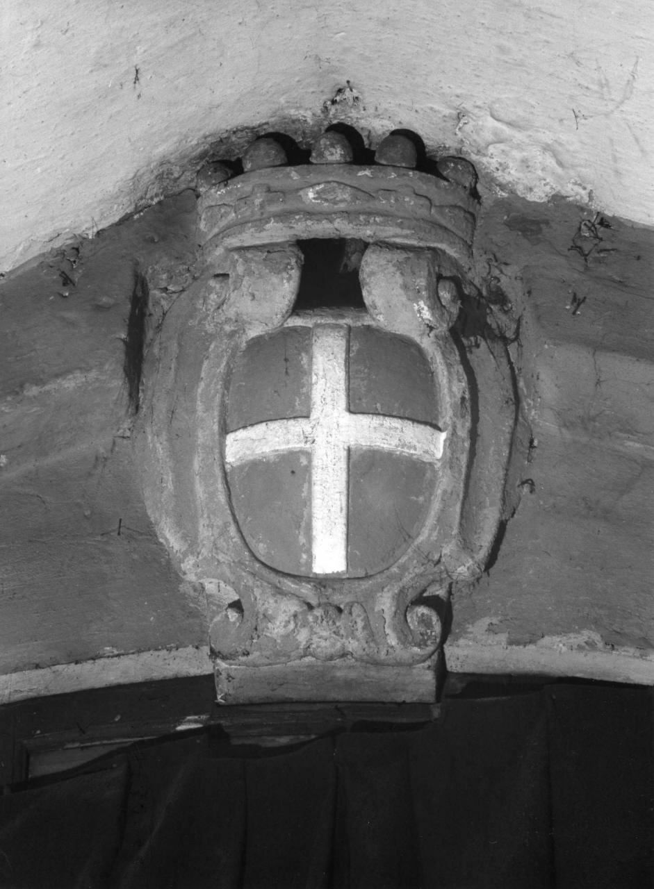 stemma dell'Ordine gerosolimitano (rilievo) - produzione fiorentina (sec. XVII)