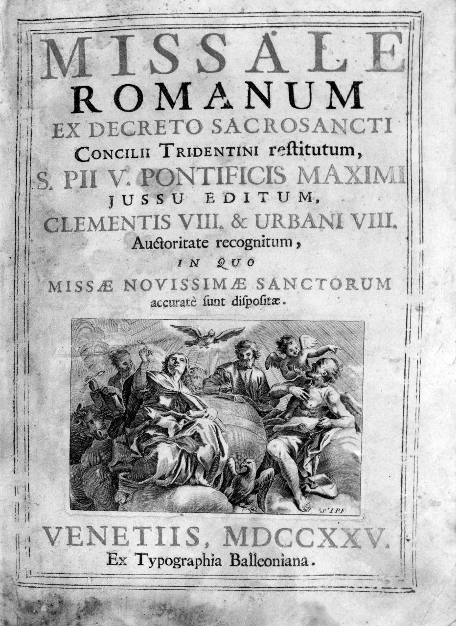 evangelisti, annunciazione, crocifissione di Cristo (stampa) di Piccini Elisabetto detta Suor Isabella (sec. XVIII)