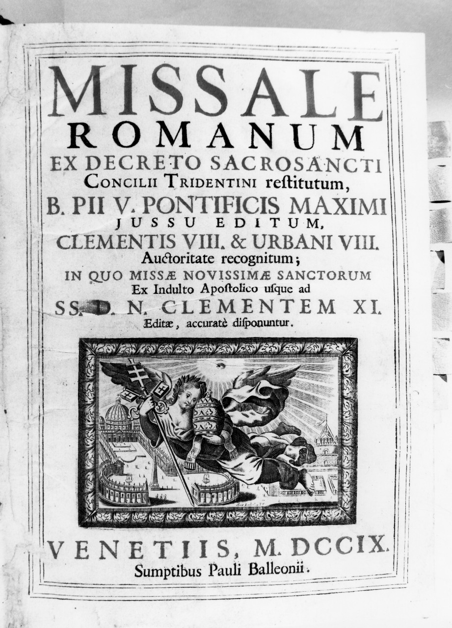allegoria della Chiesa (stampa) - ambito veneziano (sec. XVIII)