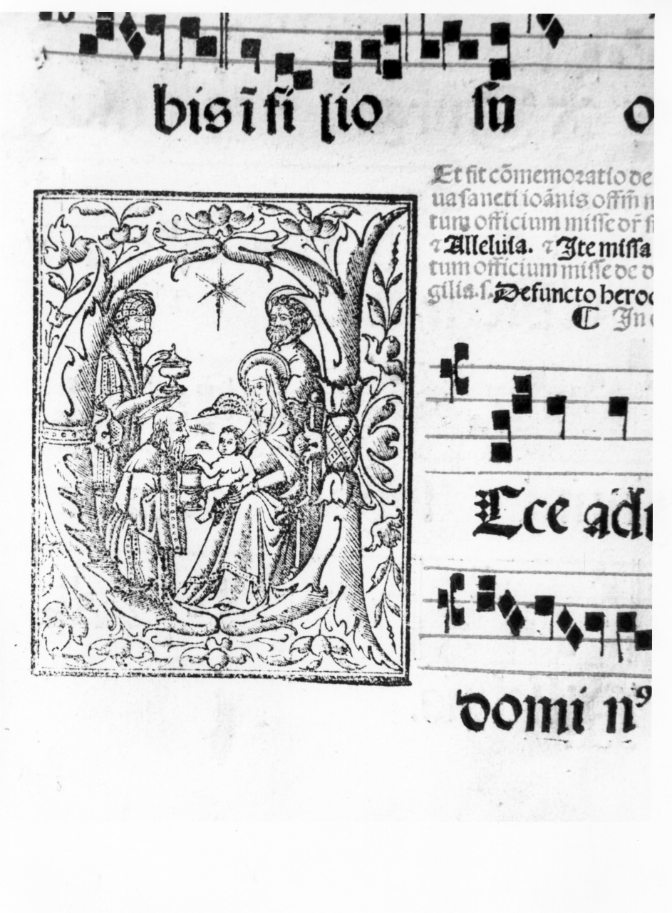 adorazione dei Re Magi (stampa) di Porri Pietro Paolo (sec. XVI)