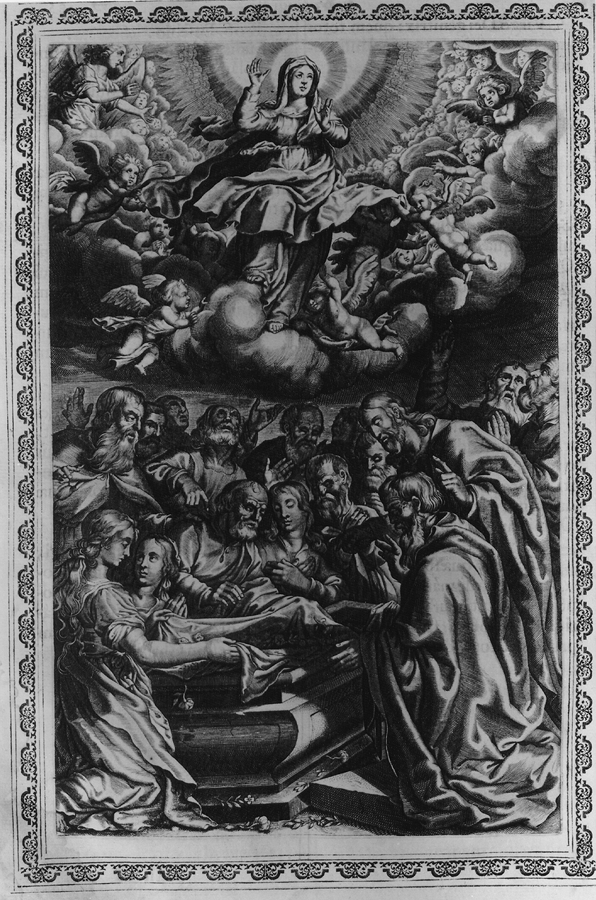 assunzione della Madonna (stampa) di Piccini Giacomo (sec. XVII)