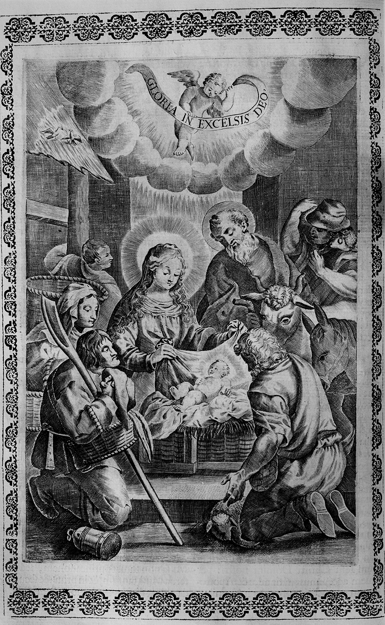 adorazione dei pastori (stampa) di Piccini Elisabetto detta Suor Isabella (sec. XVII)