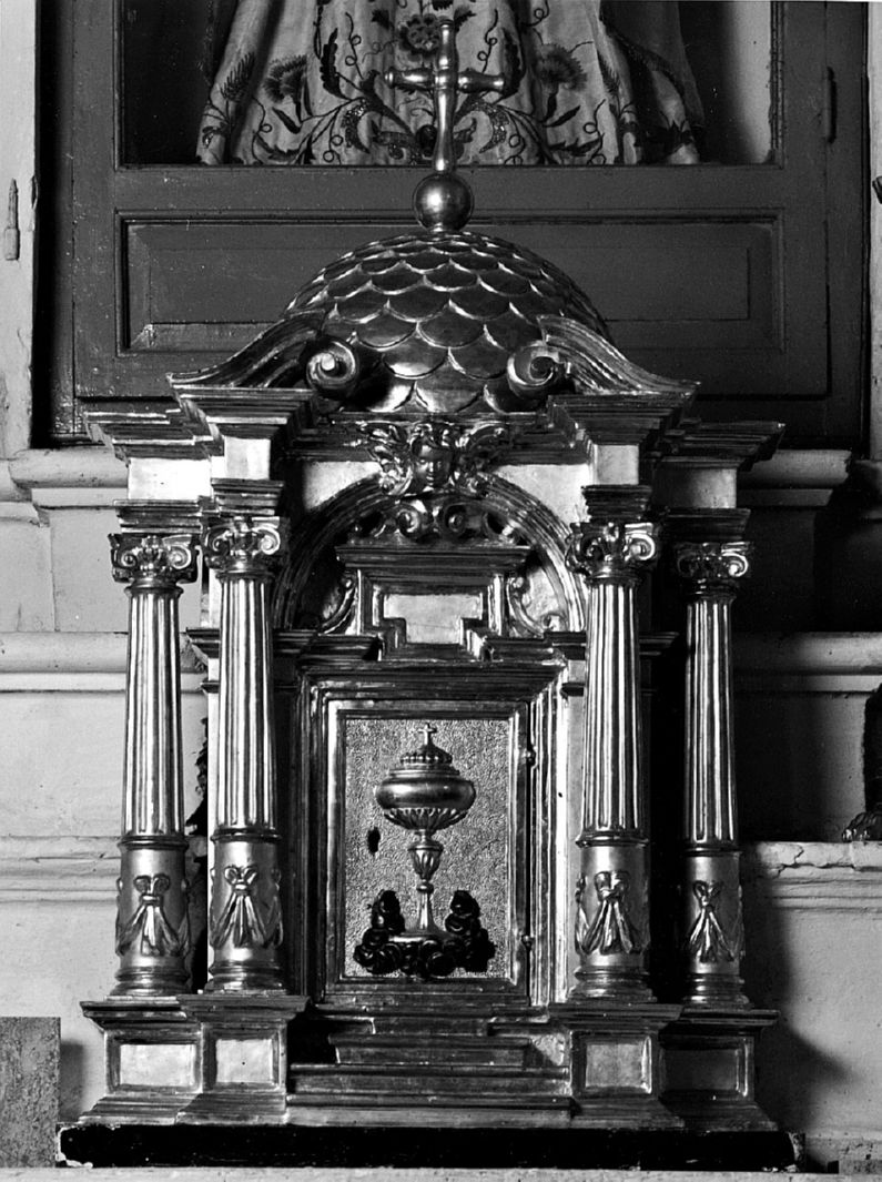 tabernacolo - a tempietto - bottega toscana, bottega toscana (sec. XVIII)