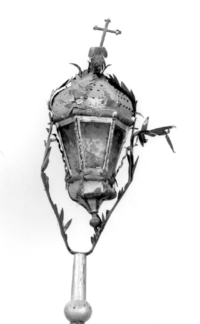 lanterna processionale, serie - bottega toscana (secc. XVIII/ XIX)