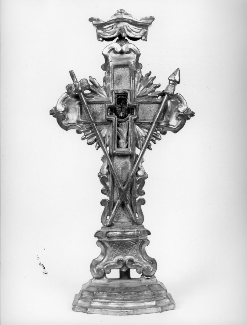 reliquiario - a croce - bottega toscana (sec. XVIII)