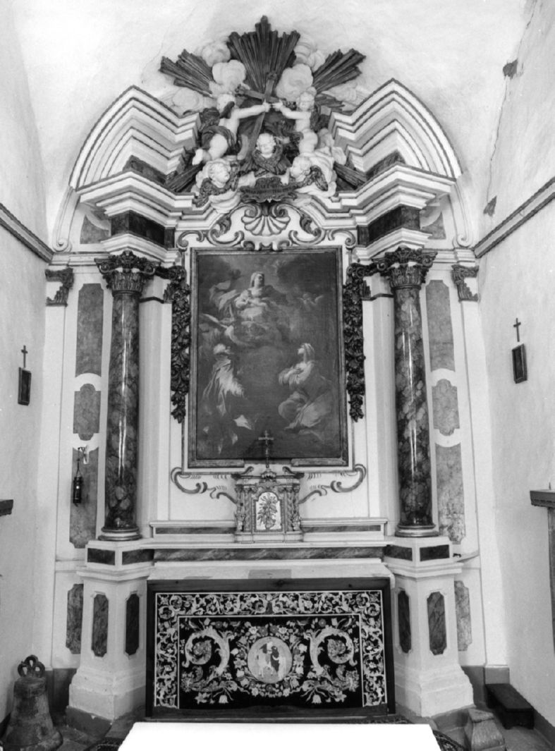 San Martino dona parte del mantello al povero (paliotto) - bottega fiorentina (prima metà sec. XVIII)