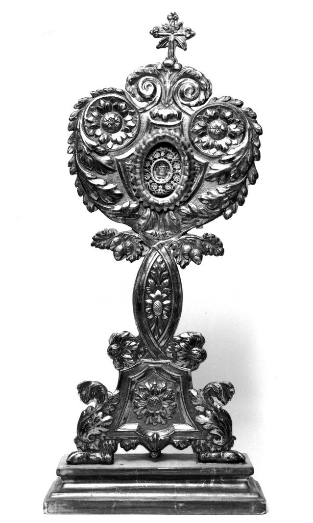 reliquiario - a ostensorio - bottega toscana (fine sec. XVIII)