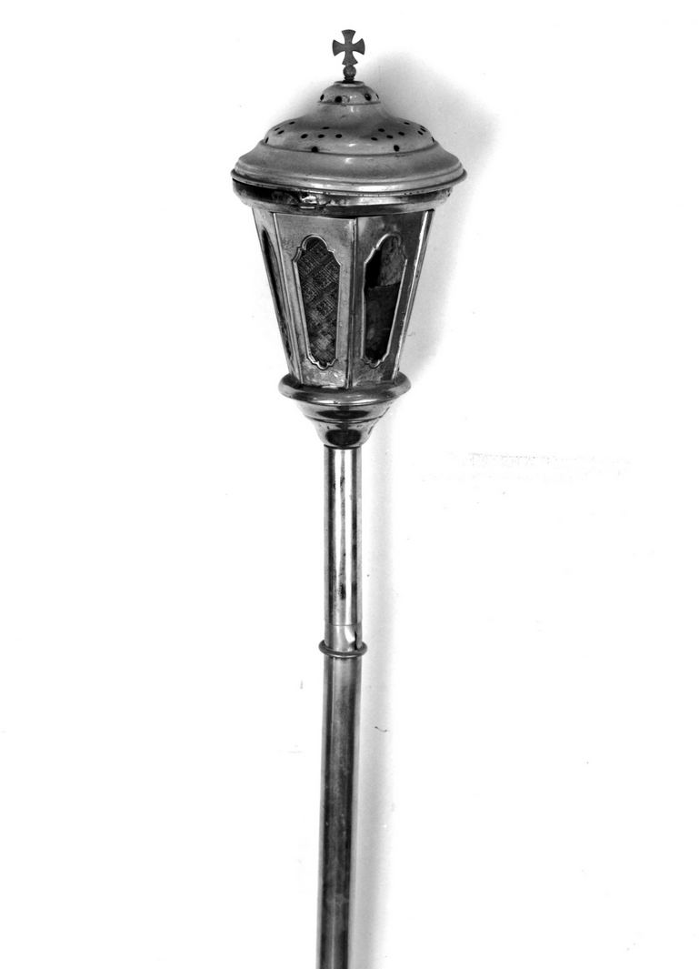 lanterna processionale, serie - bottega toscana (inizio sec. XX)