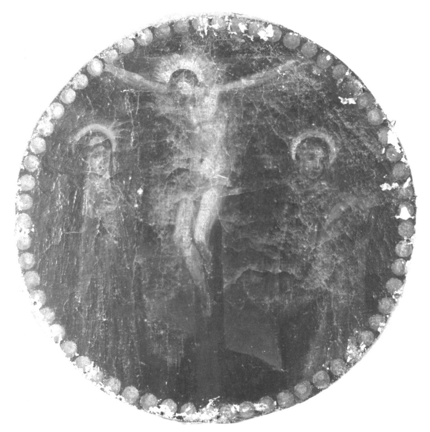 crocifissione (dipinto, elemento d'insieme) - ambito toscano (sec. XVIII)