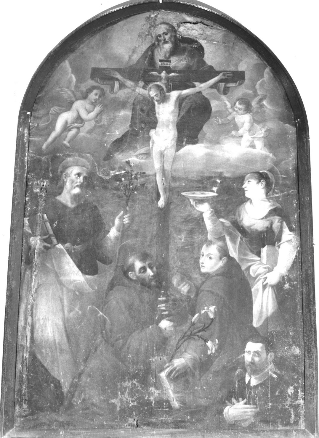 Trinità e Santi (dipinto) - ambito senese (secc. XVI/ XVII)