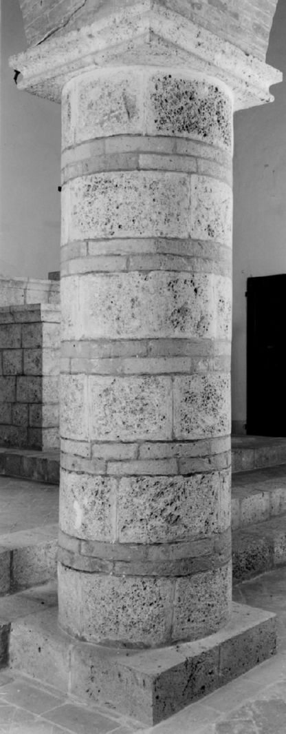 pilastro, serie - manifattura toscana (fine/inizio secc. XII/ XIII)