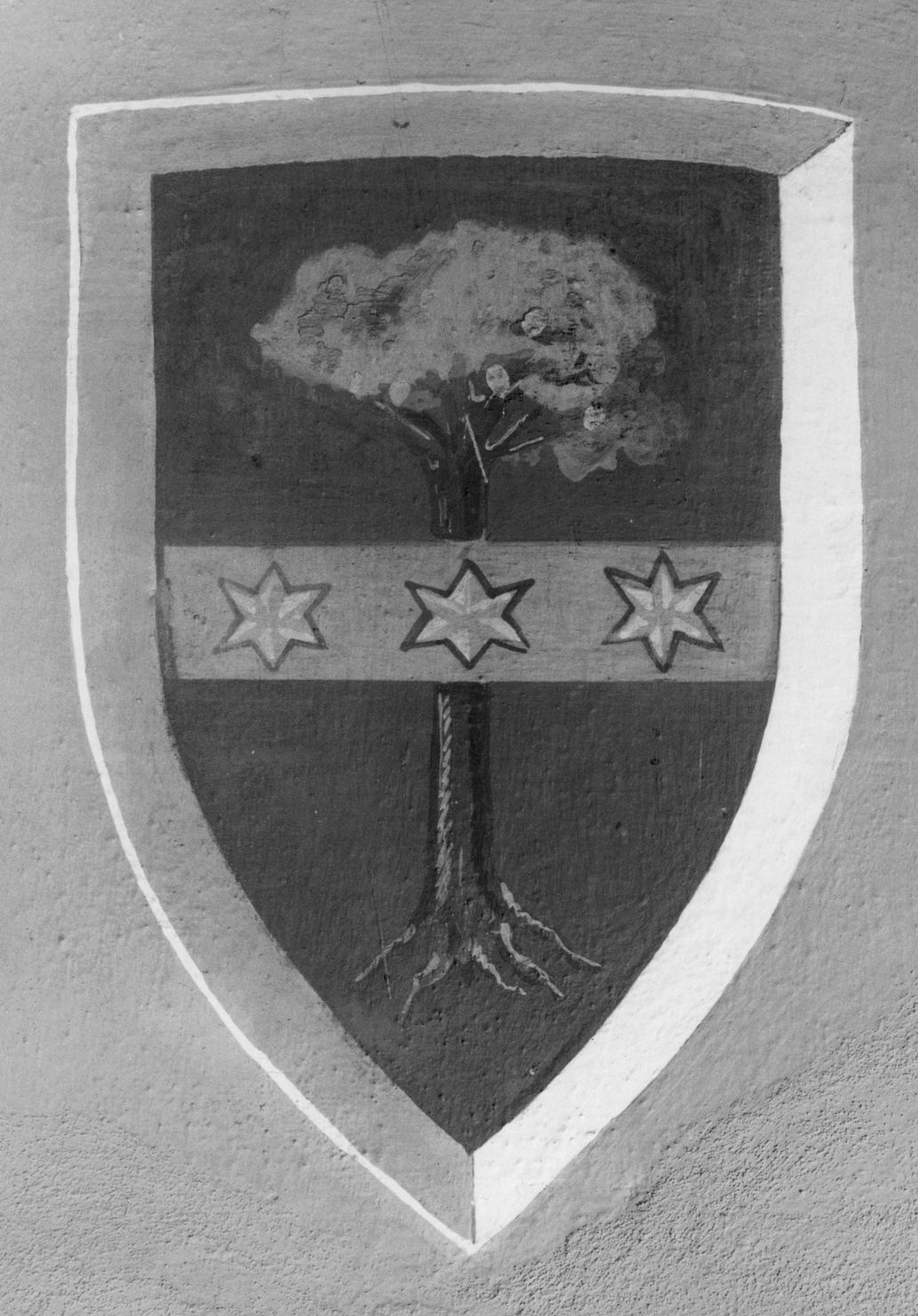 stemma gentilizio (dipinto) - ambito toscano (sec. XX)
