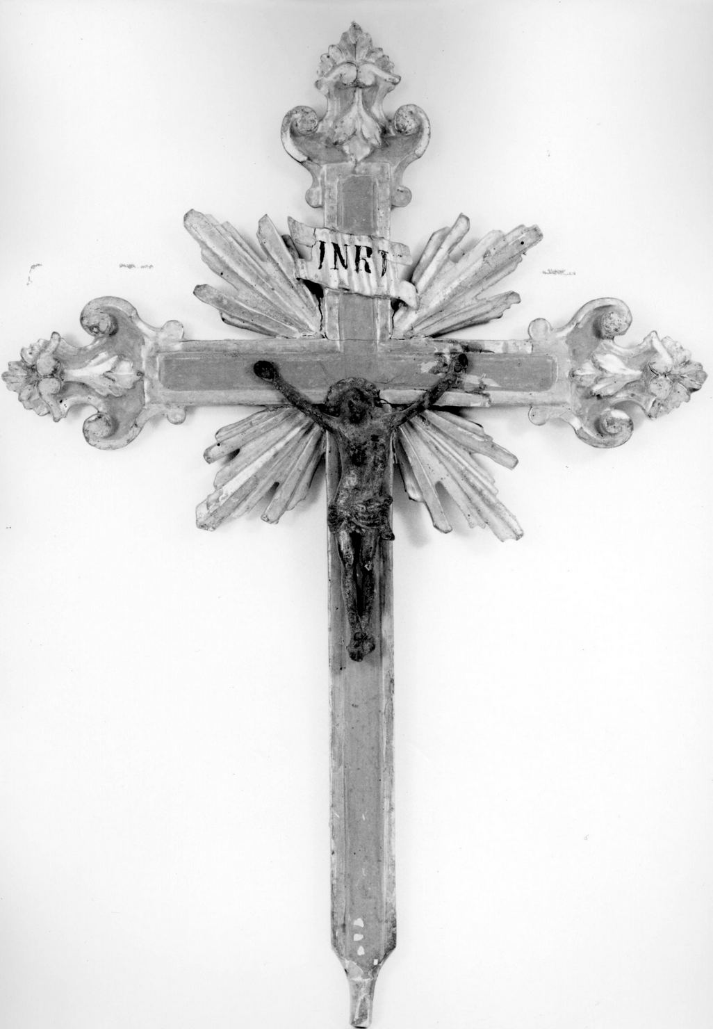 Cristo crocifisso (croce processionale) - bottega toscana (prima metà sec. XVIII)