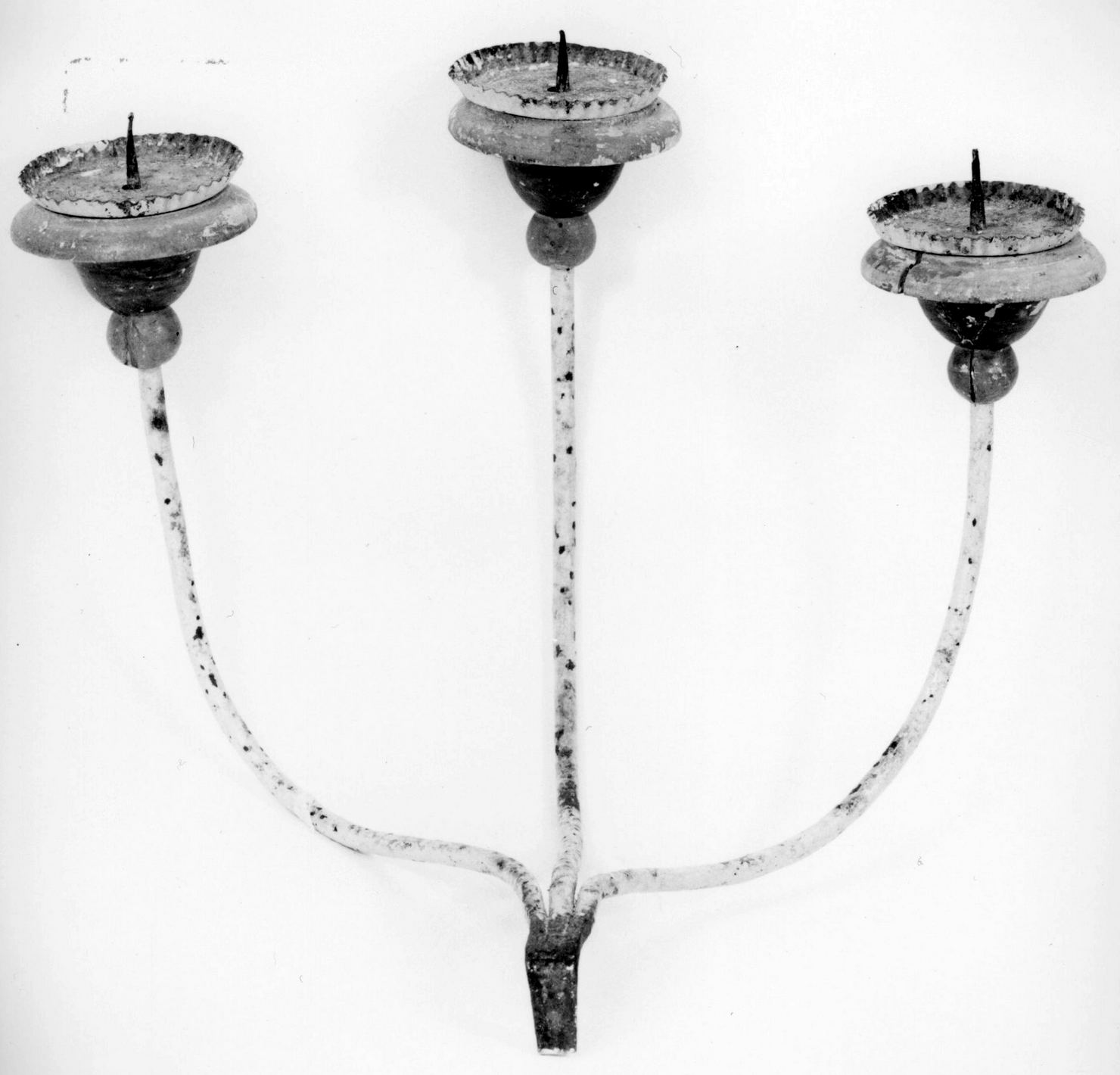 candeliere da parete, serie - bottega toscana (seconda metà sec. XVIII)