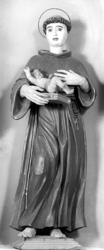Sant'Antonio da Padova con il bambino (scultura) - ambito toscano (primo quarto sec. XVIII)