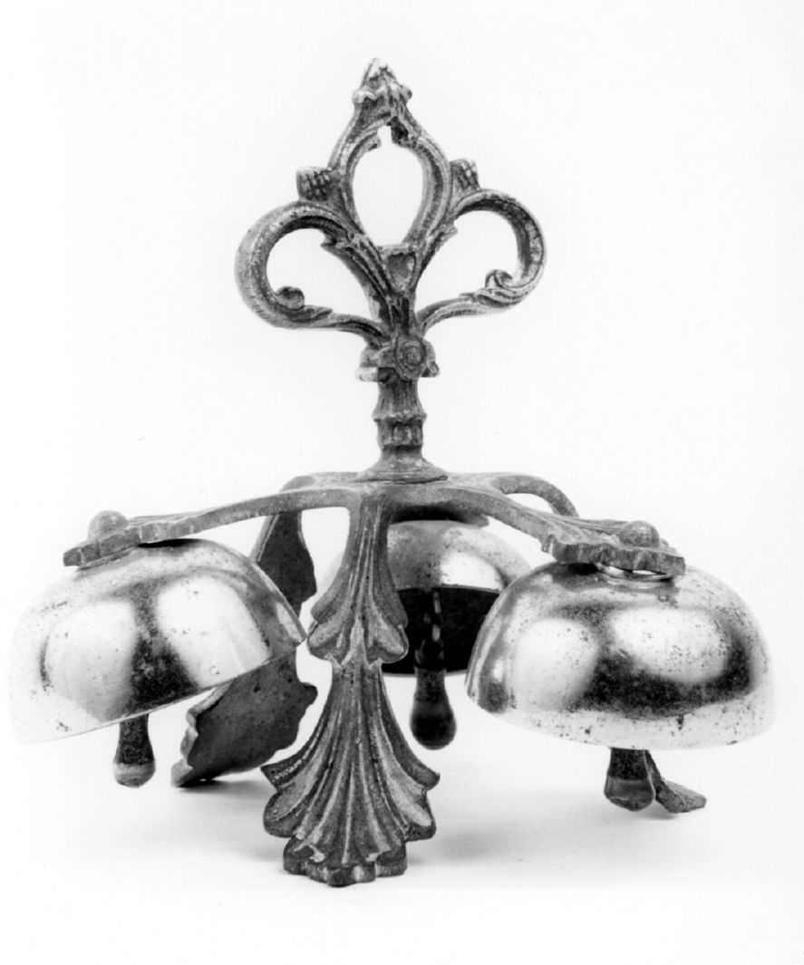 campanello d'altare multiplo - bottega senese (prima metà sec. XX)