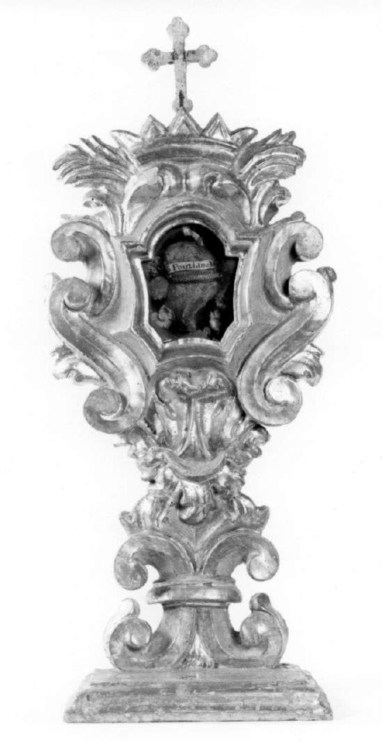 reliquiario - a ostensorio, serie - manifattura toscana (sec. XVIII)