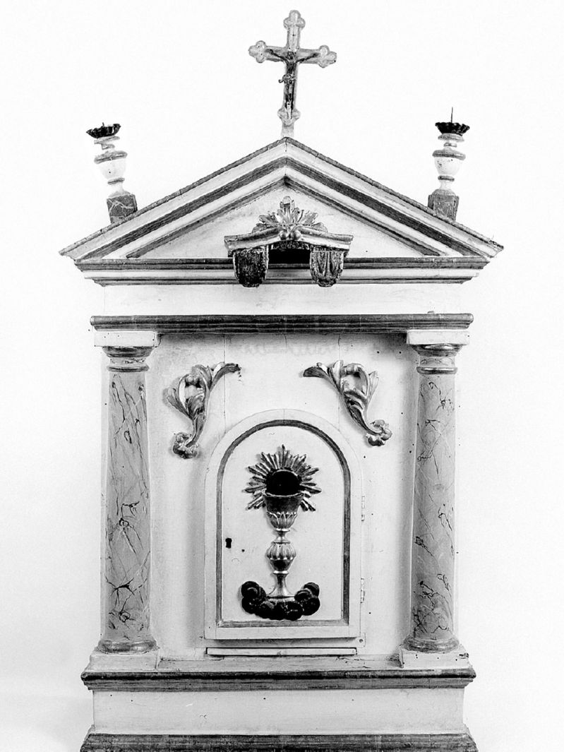 tabernacolo - a tempietto - bottega toscana (prima metà sec. XIX)