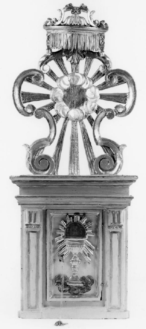 tabernacolo - a frontale architettonico - bottega toscana (sec. XVIII)