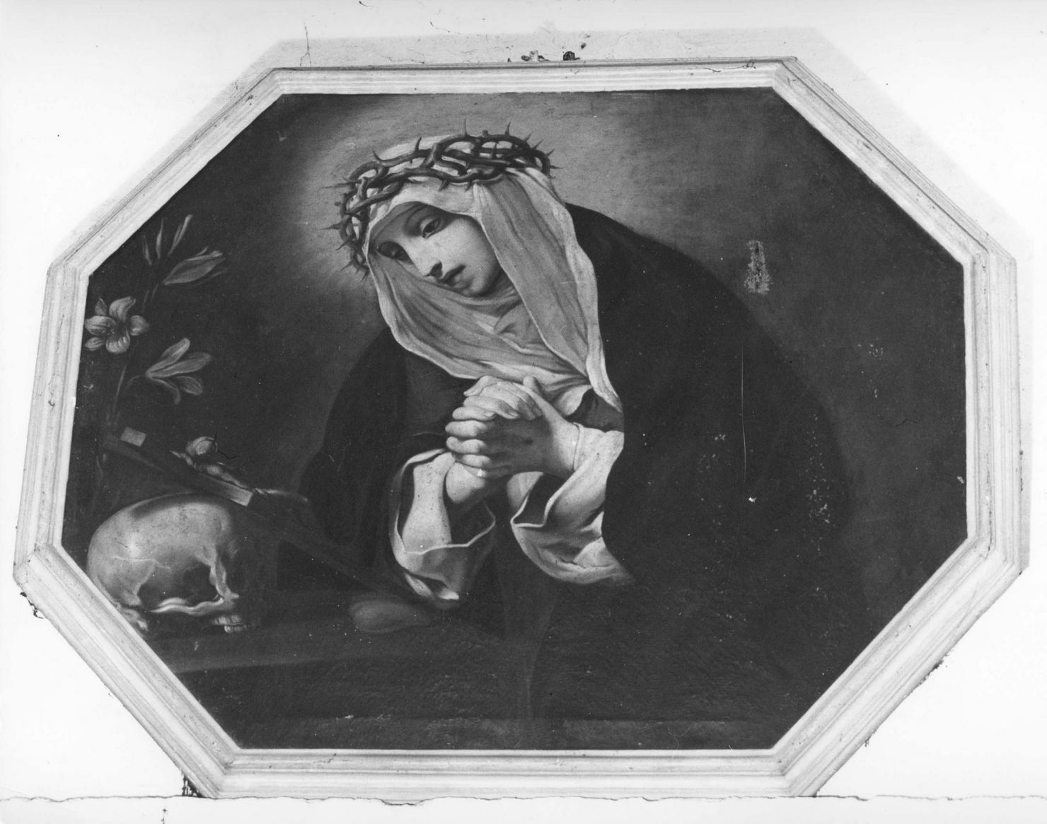 Santa Caterina da Siena (dipinto) - ambito senese (fine sec. XVII)