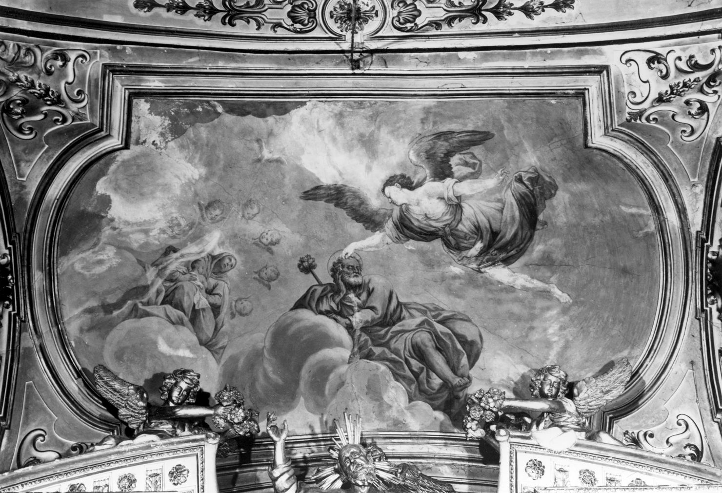 sogno di San Giuseppe (dipinto) di Nasini Giuseppe Nicola (sec. XVIII)