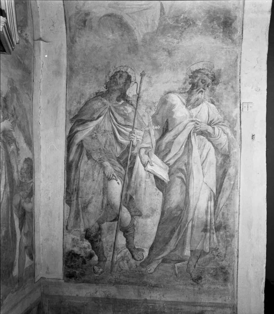 San Paolo e San Rocco (dipinto) di Nasini Giuseppe Nicola (e aiuti) (sec. XVII)