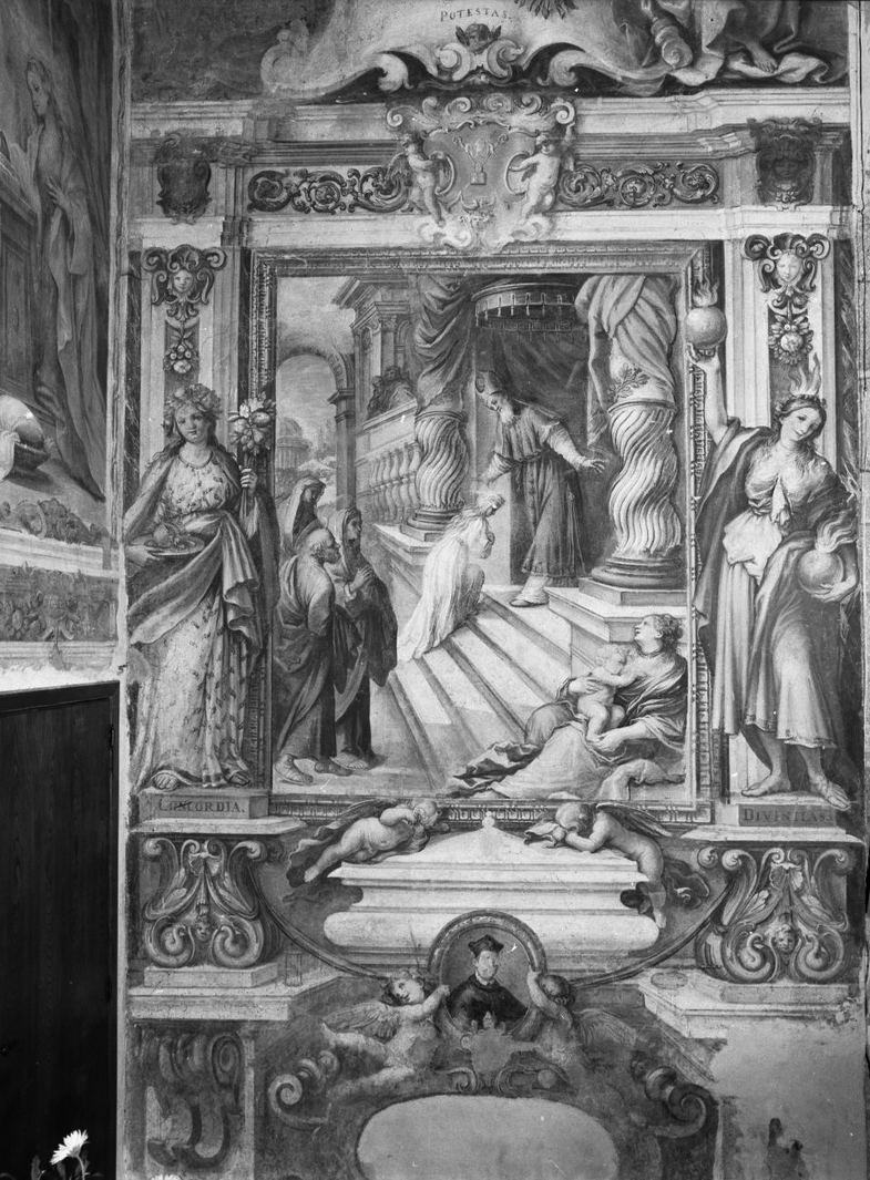 presentazione di Maria Vergine al tempio (dipinto) di Nasini Francesco (attribuito) (sec. XVII)