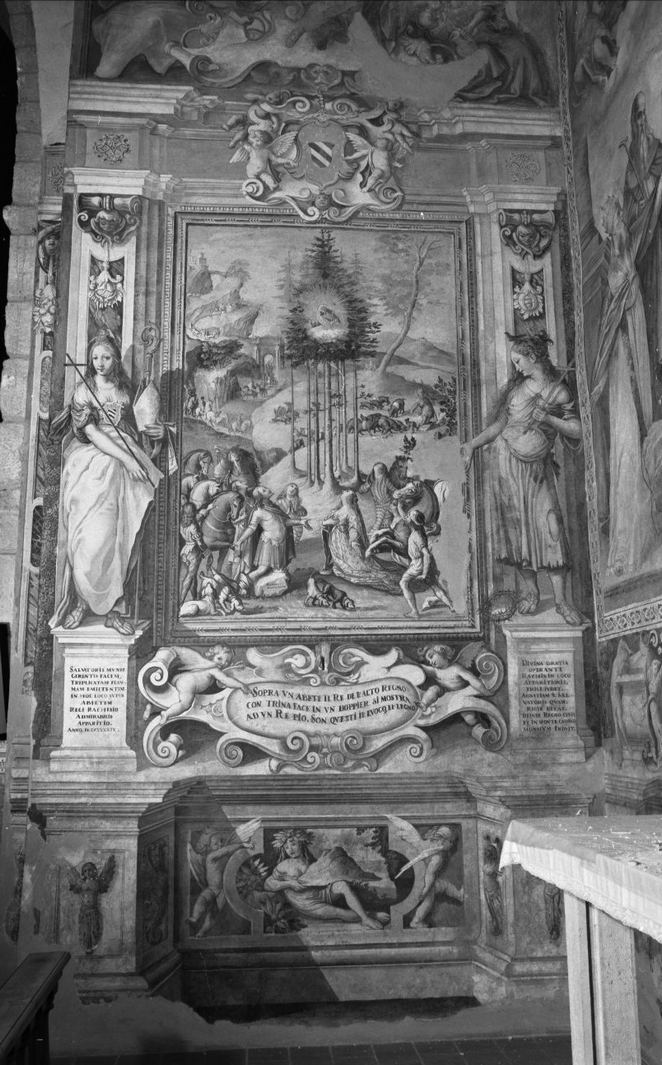visione di re Rachis (dipinto) di Nasini Francesco (attribuito) (terzo quarto sec. XVII)