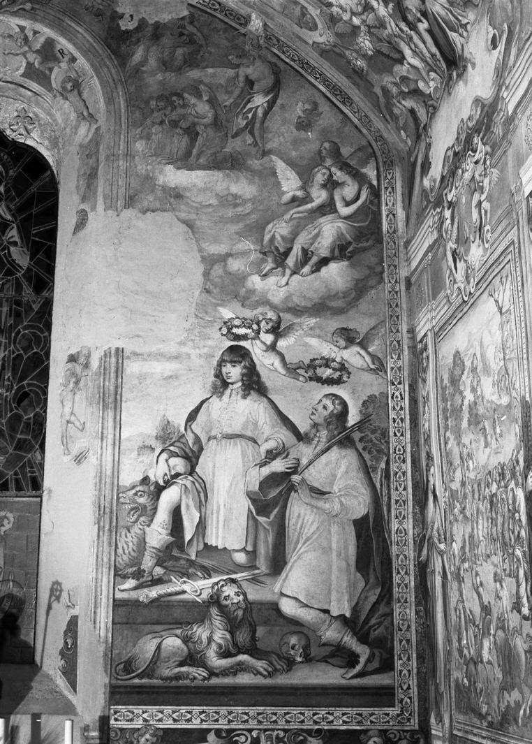 Abdon e Sannen (dipinto) di Nasini Francesco (attribuito) (terzo quarto sec. XVII)