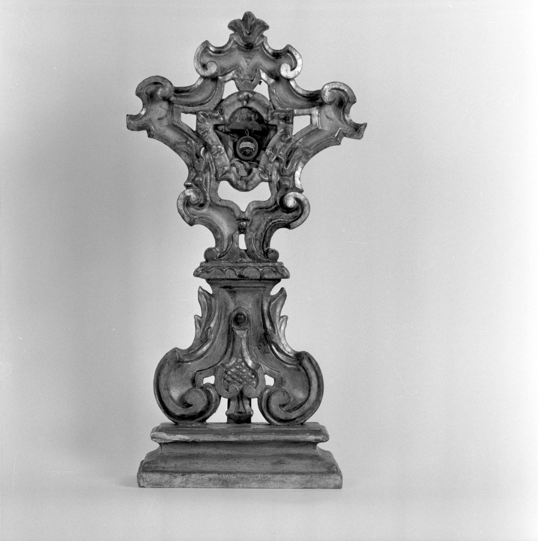 reliquiario - a ostensorio, serie - bottega toscana (prima metà sec. XVIII)