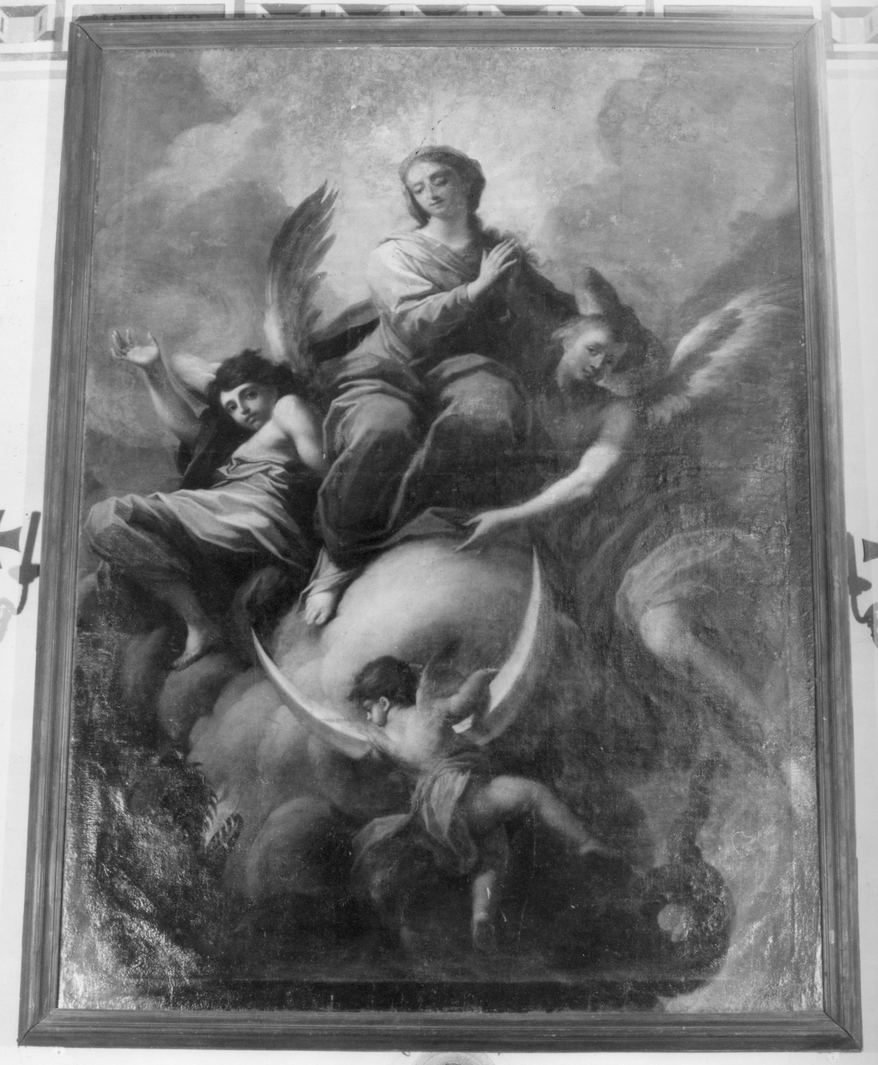 Madonna Immacolata e angeli (dipinto) - ambito fiorentino (prima metà sec. XVIII)