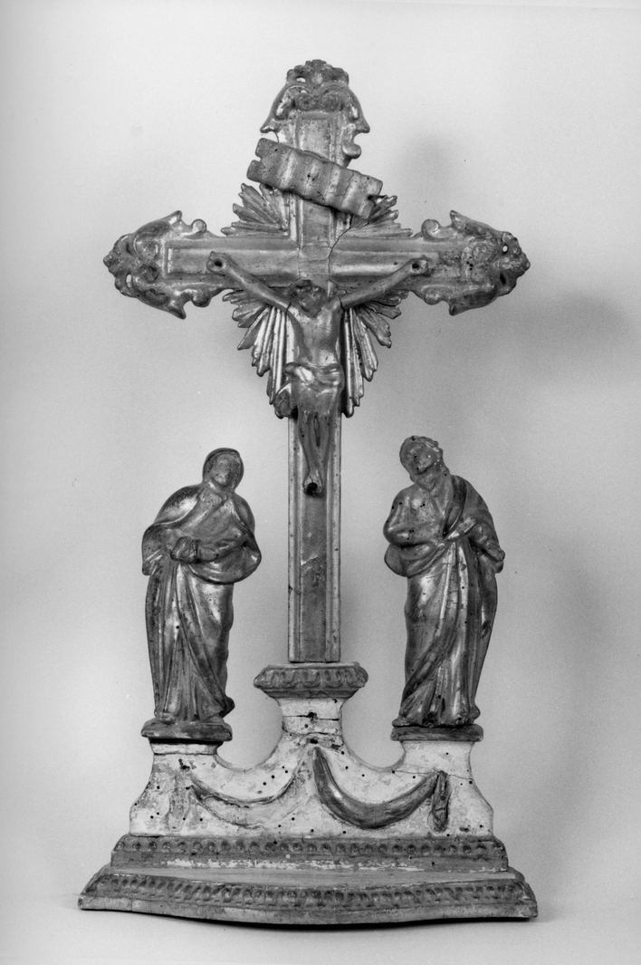 crocifissione di Cristo (croce d'altare) - bottega toscana (seconda metà sec. XVIII)