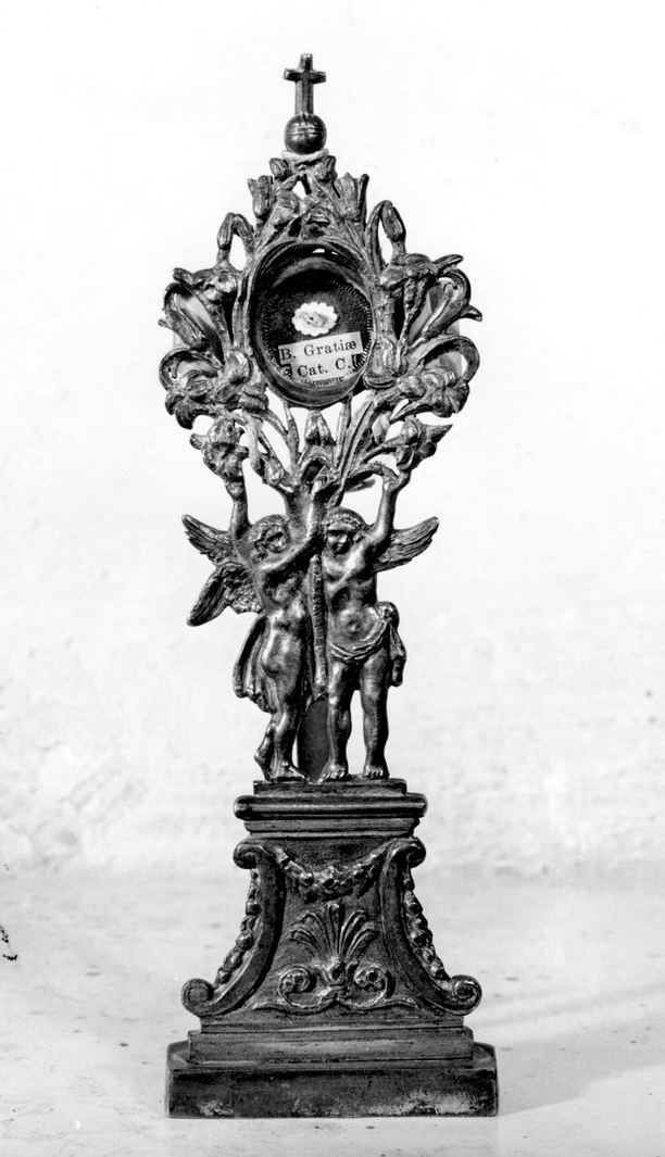 reliquiario - a ostensorio - bottega toscana (fine sec. XVIII)