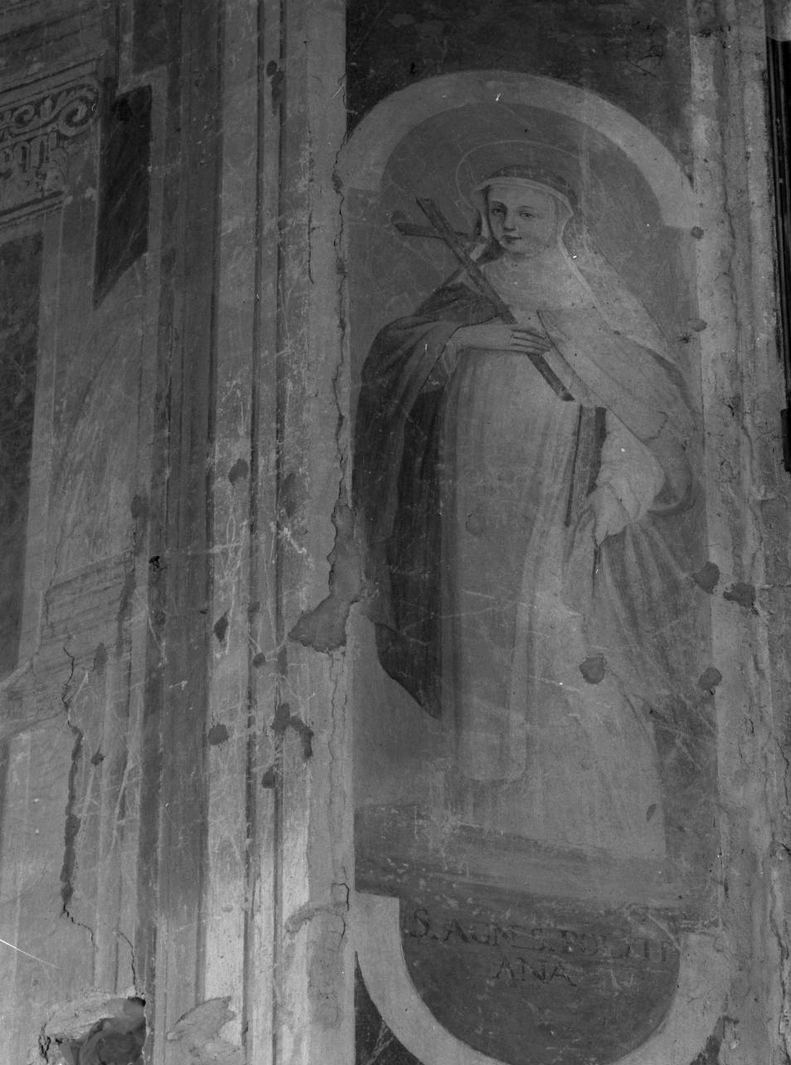 Sant'Agnese da Montepulciano (dipinto) di Barbiani Bartolomeo (sec. XVII)