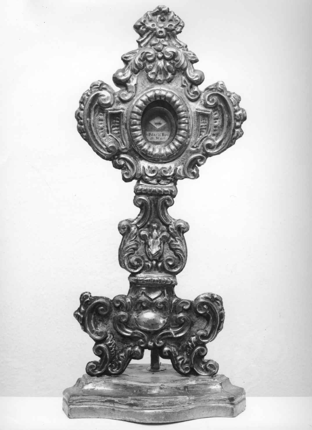 reliquiario - a ostensorio - bottega toscana (prima metà sec. XVIII)