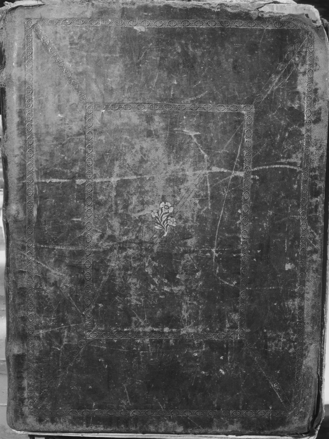 coperta di libro liturgico, elemento d'insieme - bottega italiana (metà sec. XVIII)