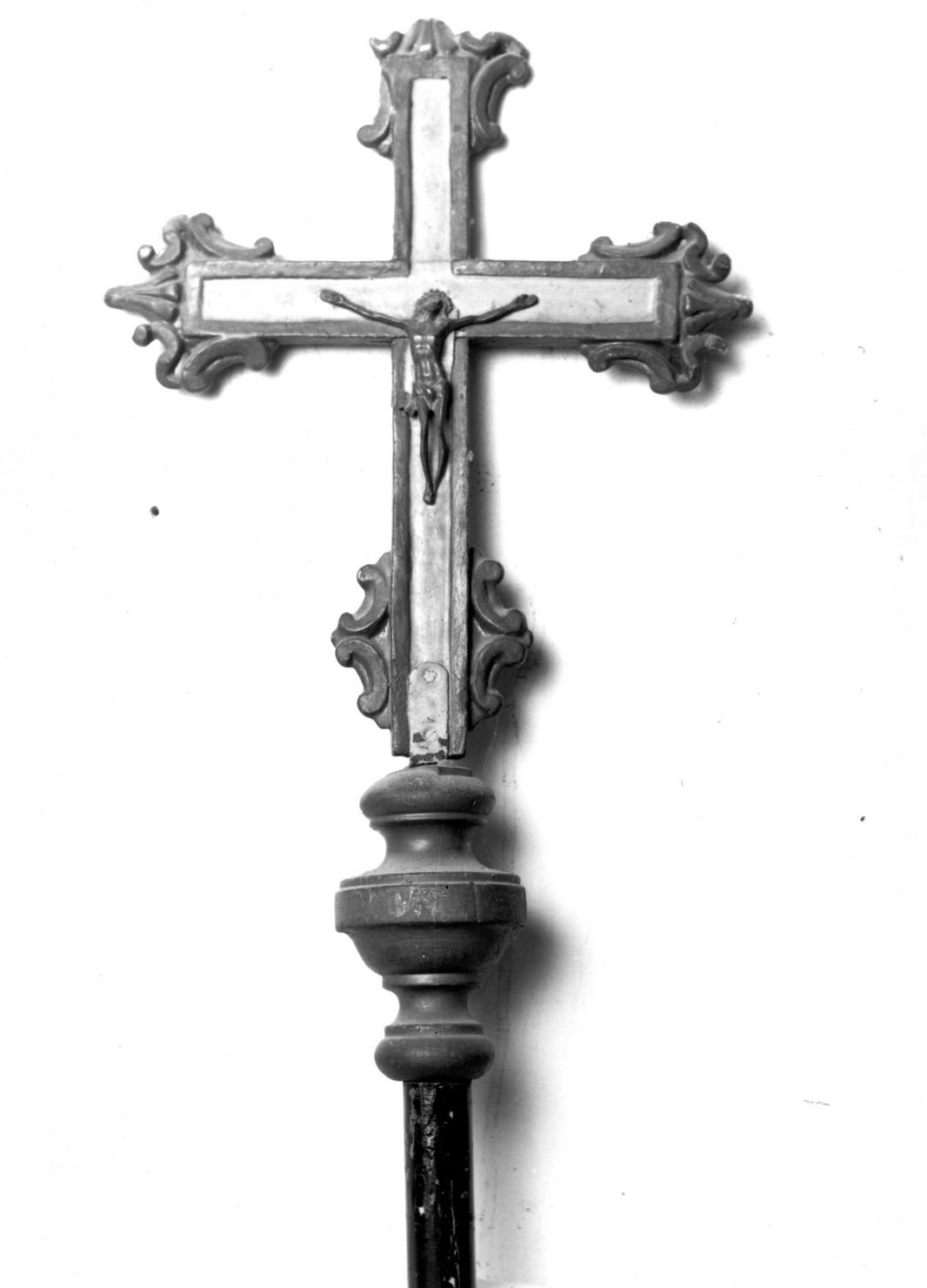 Cristo crocifisso (croce processionale) - bottega toscana (secc. XVII/ XIX)