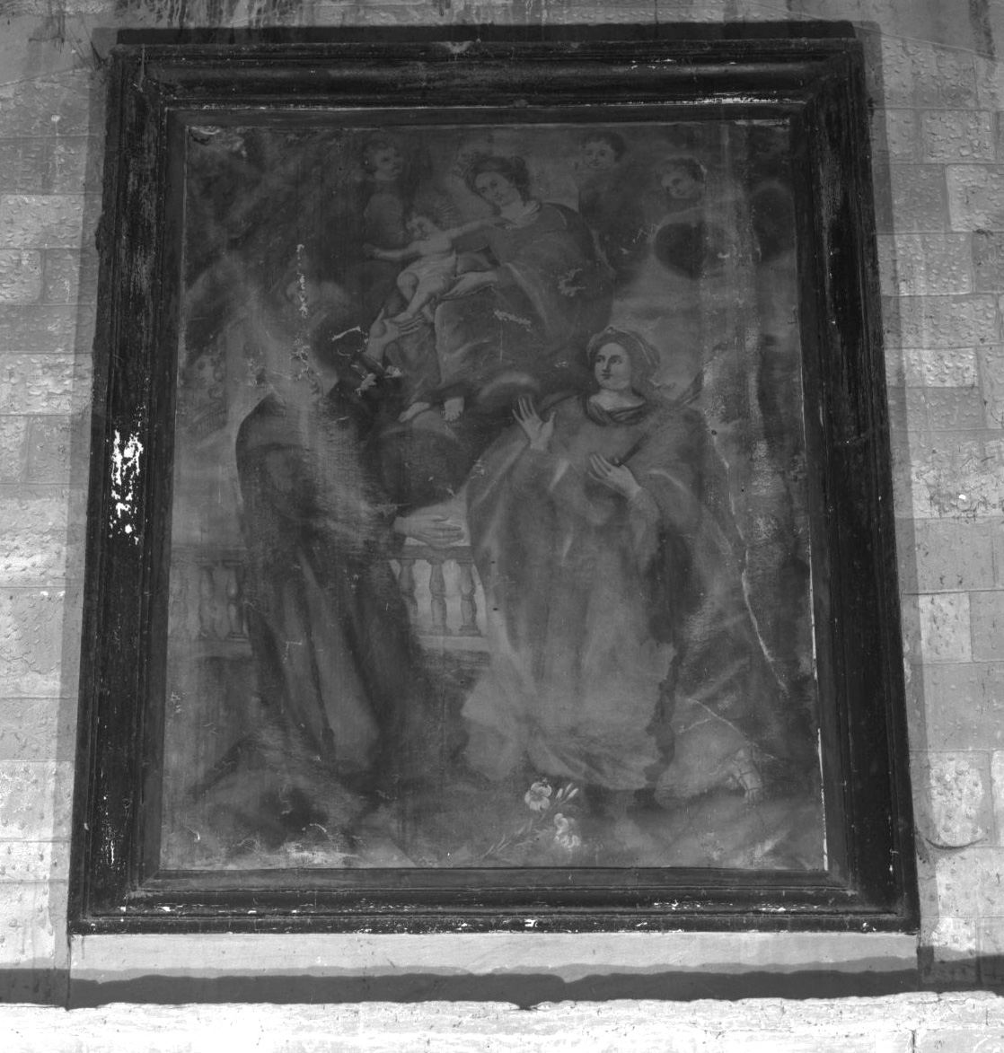 Madonna con Bambino e Santi (dipinto) - ambito toscano (fine/inizio secc. XVII/ XVIII)