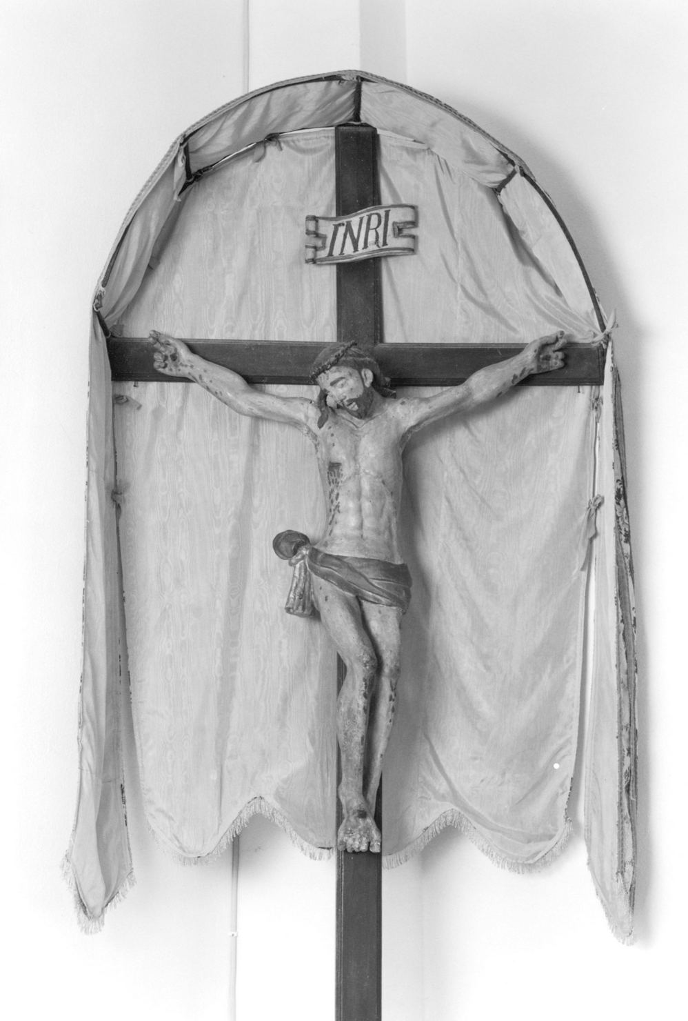 Cristo crocifisso (croce processionale) - bottega toscana (sec. XVII)