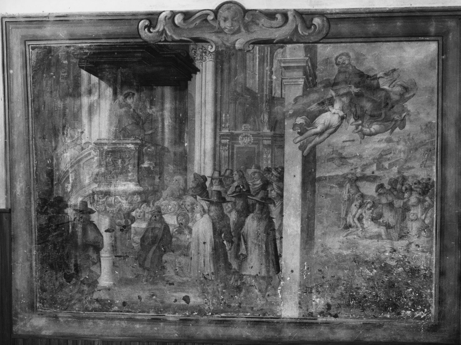 scene della vita di Sant'Antonio da Padova (dipinto, ciclo) di Nasini Francesco (metà sec. XVII)