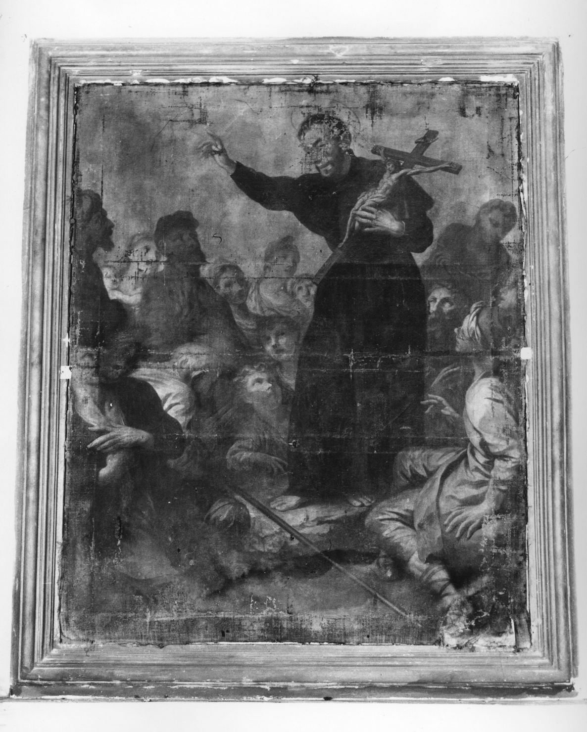 predica di San Francesco Saverio (dipinto, elemento d'insieme) - ambito senese (seconda metà sec. XVII)