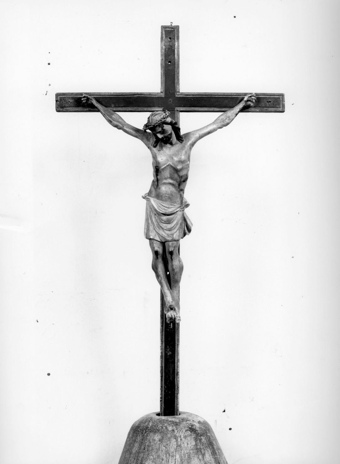 Cristo crocifisso (croce da tavolo) - bottega toscana (sec. XIX)