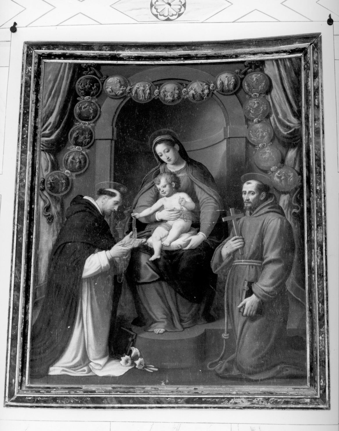 Madonna del Rosario (dipinto) - ambito fiorentino (sec. XVIII)