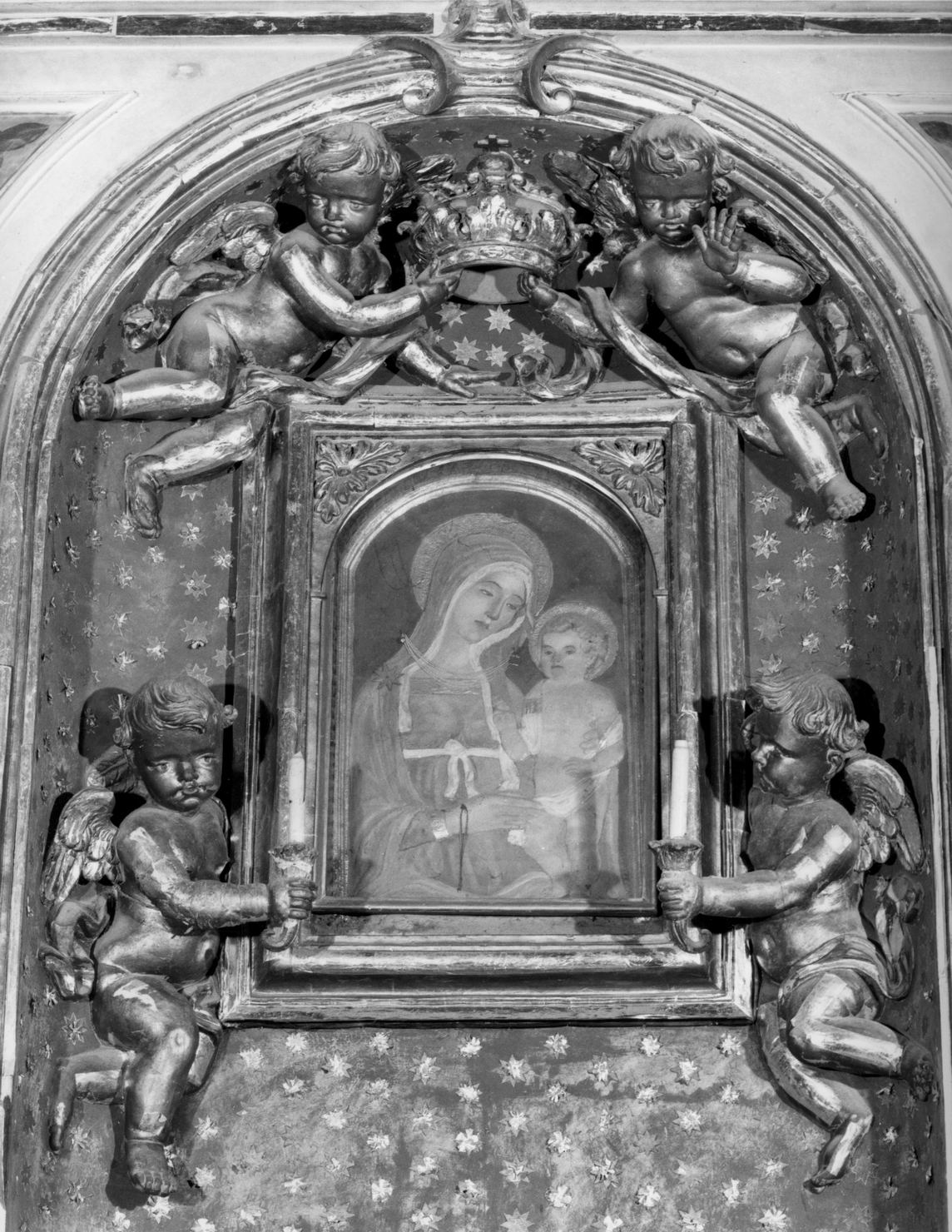 Madonna con Bambino (dipinto) - ambito senese (seconda metà sec. XV)