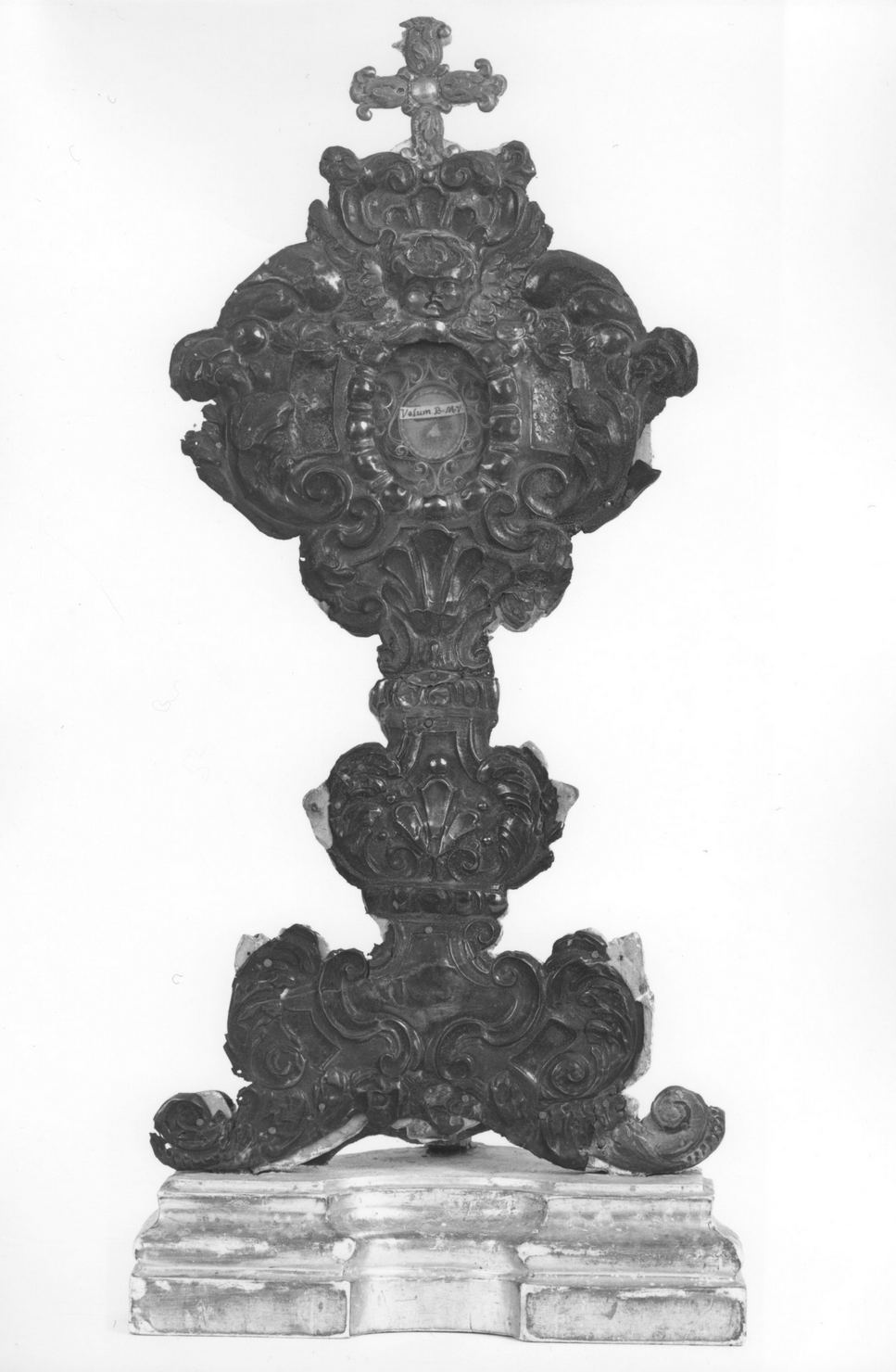 reliquiario - a ostensorio - bottega toscana (sec. XVIII)